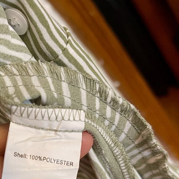 Parallel Lines Wide Leg Short Sleeve Jumpsuit - Picture 7 of 8